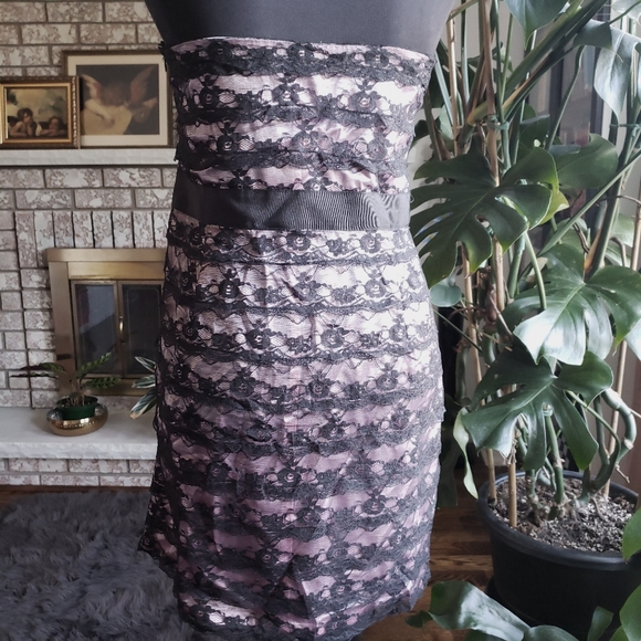NWT Suzy Shier Pink Dress Knee Midi Size XL - Picture 2 of 3